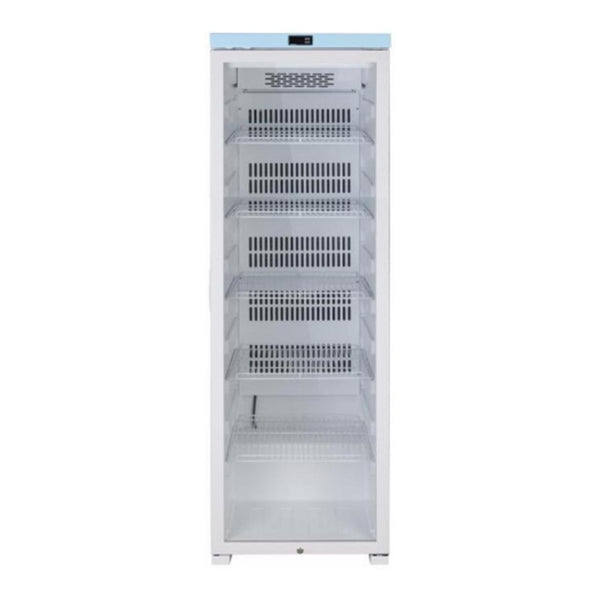15.54 Cu. Ft. (440 L) Medical Pharmacy Refrigerator, 36–46°F (2–8°C) Upright Lab Medical Refrigerator with Glass Door