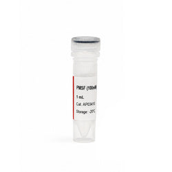 PMSF (100mM) protease inhibitor reagent bottle for Western blot and protein extraction workflows