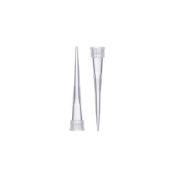 250 µL universal pipette tips in bagged packaging