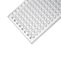 200μL 96 Well PCR Plate - Semi-Skirted - A12 - Clear - Black Lettering - Cellprobio - Biofargo - 