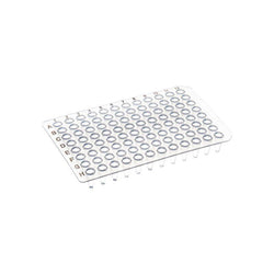 100μL 96 Well PCR Plate - Non-Skirted - A12/H12 - Clear - Black Lettering - Cellprobio - Biofargo - 