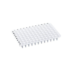 100μL 96 Well PCR Plate - Non-Skirted - A12/H12 - White - Black Lettering - Cellprobio - Biofargo - 