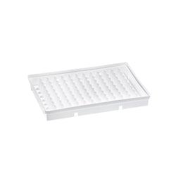 100μL 96 Well PCR Microplate - Skirted - H1 - White - Black Lettering - Cellprobio - Biofargo - 