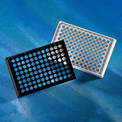 96 Wells PS Black Cell Culture Plate TC Treated Flat Bottom with Lid Sterile Individual Packed Biofargo