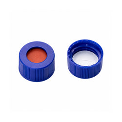 9 mm Screw Top Caps, Precut, 100/pk