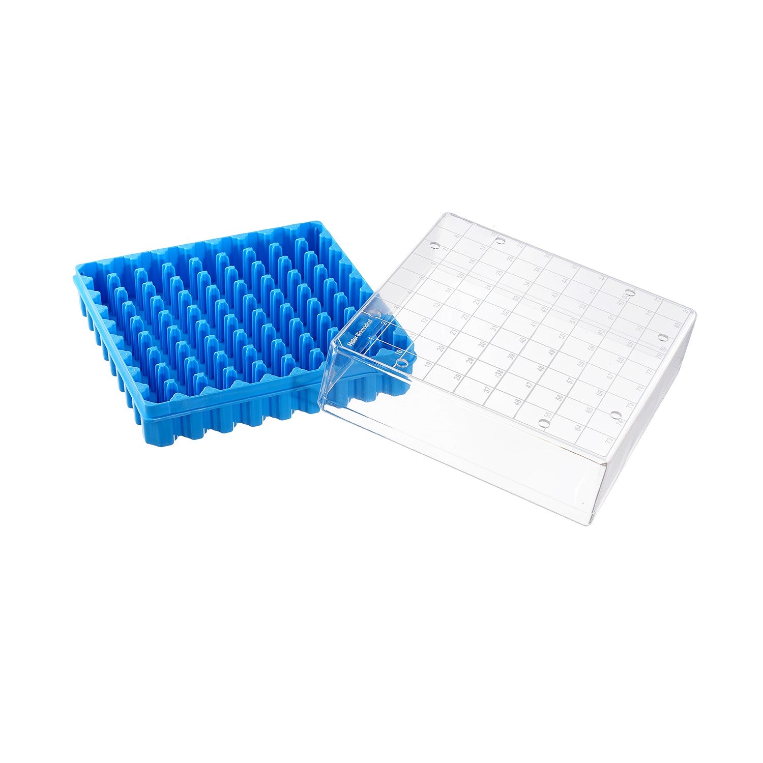 -196 °C 81 Wells PC Cryogenic Box-2in Removable Lidfor 0.5-2.0mL Microtubes