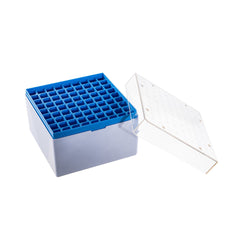 -196 °C 81 Wells PC Cryogenic Box-3.75in Removable Lid for 5mL Microtubes