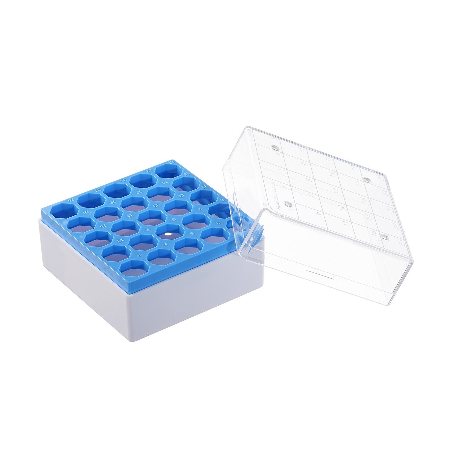 -196 °C 25 Wells PC Cryogenic Box-2in for 0.5-2.0mL Microtubes