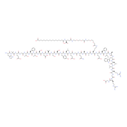 Semaglutide chemical structure (parent API shown for reference) - Biofargo impurity reference standard
