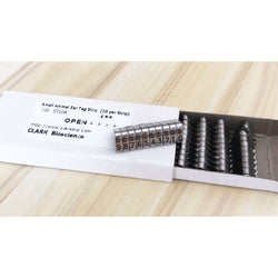 Smart Tager Clips-3 digit Laser-Etched 1 side - Biofargo