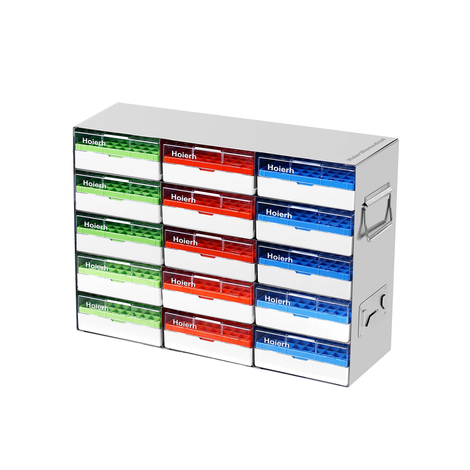 Stainless Steel Side-access Freezer Rack | Cryogenic Storage - Biofargo