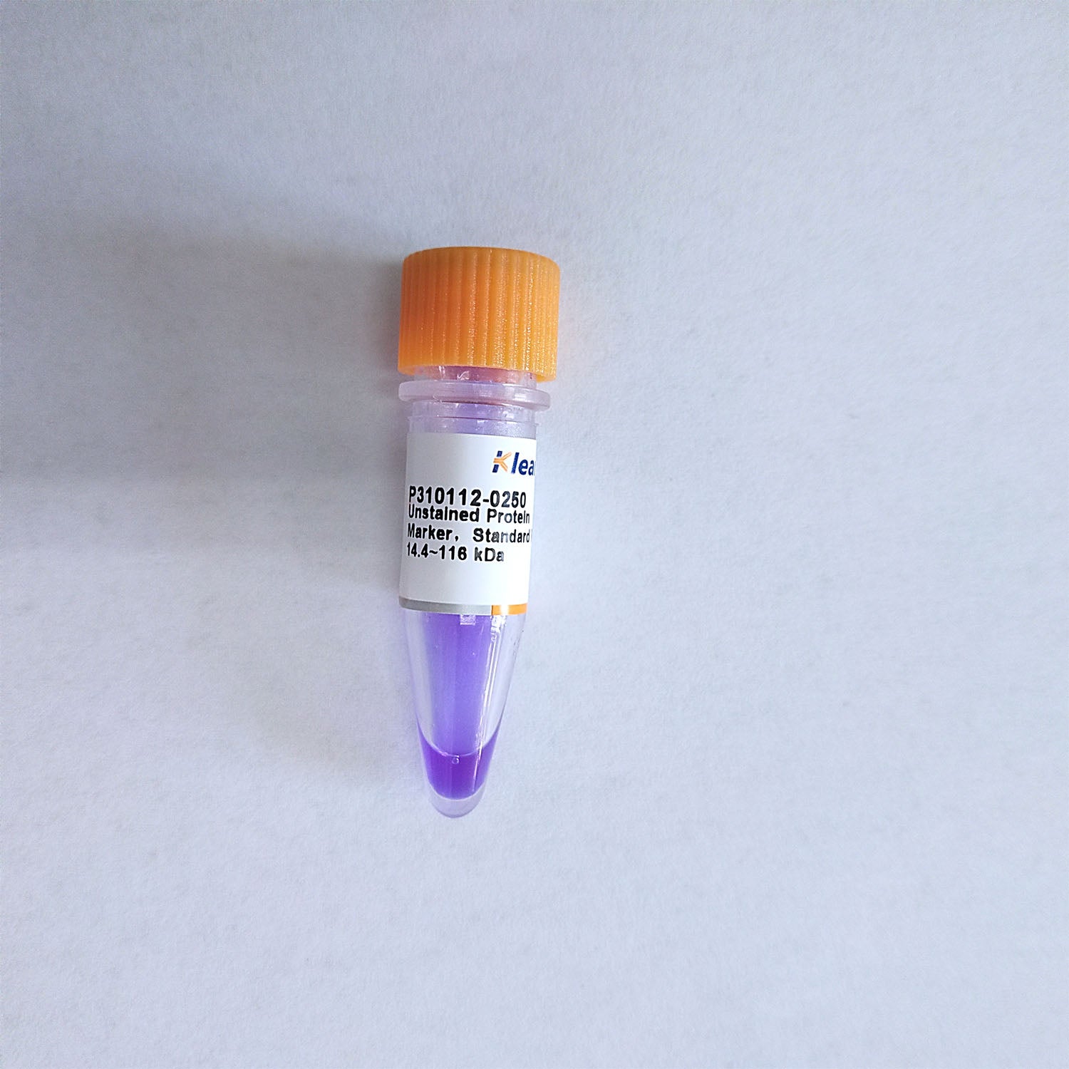 Unstained Protein Marker Standard Range | 14.4-116 kDa SDS-PAGE ...