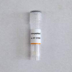 Carboxypeptidase B from porcine pancreas, lyophilized powder in a glass vial with a glass stopper, Catalog No. BF-1210200