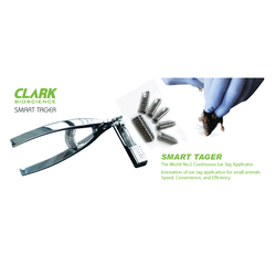 Smart Tager Clips- 3 digit Laser-Etched 1 side - ClarkBio - Biofargo - 