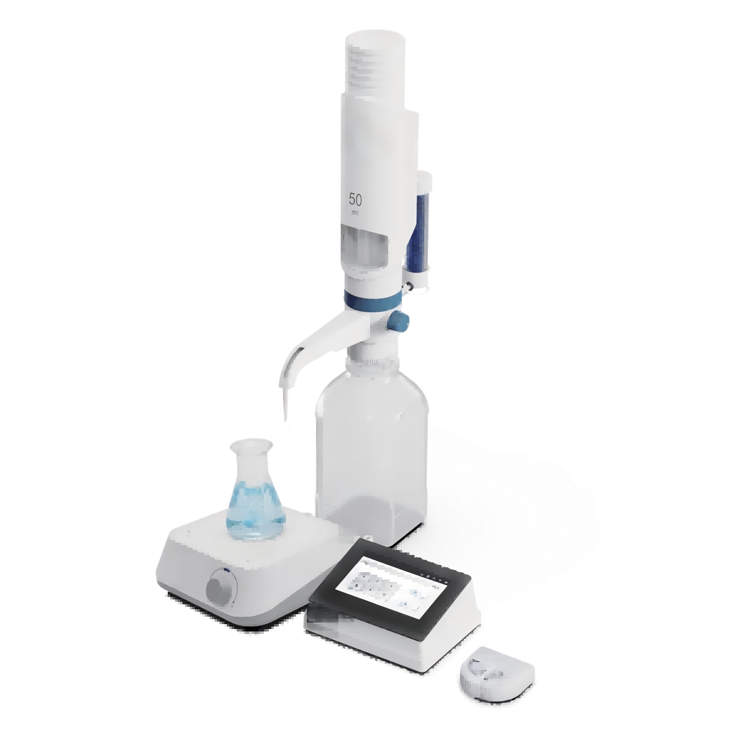 dTrite-Pro electronic titrator digital burette ISO 8655 touch screen