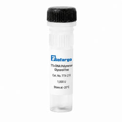 Biofargo TTx DNA Polymerase, glycerol-free, Cat. No. TTX-219, 1,000 U vial.