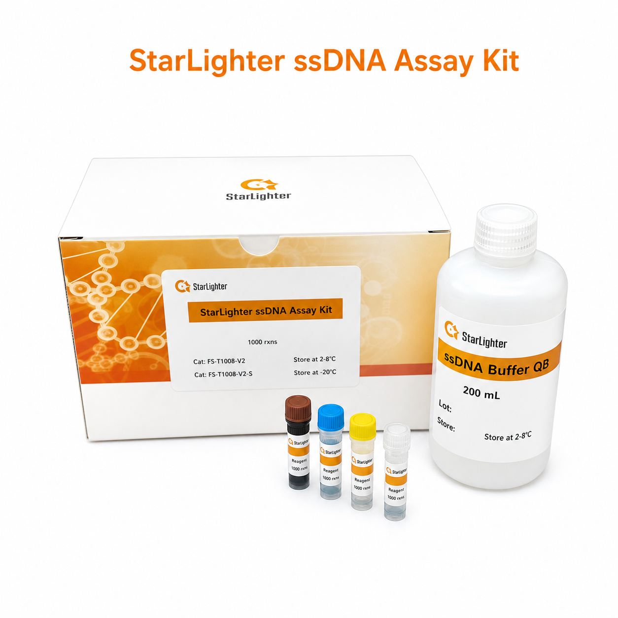 StarLighter ssDNA Assay Kit for 1–200 ng single-stranded DNA quantification