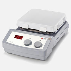 LED Digital Display Magnetic Stirrer-Heated Type-Dlab MS7-H550-S - Biofargo - 