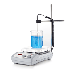 LED Digital Display Magnetic Stirrer-Heated Type-Dlab MS7-H550-S - Biofargo - 