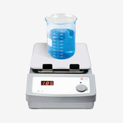 LED Digital 7’’ Square Hotplate Magnetic Stirrer - 550°C - Dlab HP550-S - Biofargo - 