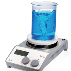 LCD Digital 5" Round Hotplate Magnetic Stirrer - 20L - 340°C - Dlab MS-H-Pro+ - Biofargo - 