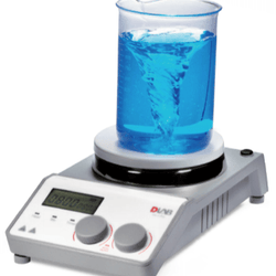 LCD Digital 5" Round Hotplate Magnetic Stirrer with Timer - 20L - 340°C - Dlab MS-H-ProT - Biofargo - 